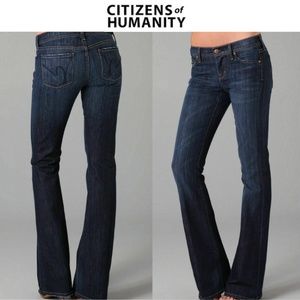 Citizens of Humanity Ingrid Flare Dark Wash sz 27